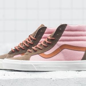 Vans SK8 Hi Reissue DX Teak/Burnt Coral. NWT